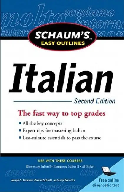 Schaum's Easy Outlines: Italian by Luigi Bonaffini
