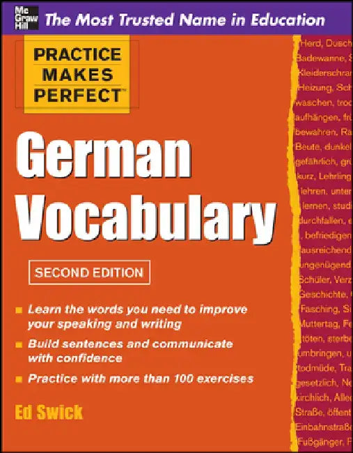 Practice Makes Perfect German Vocabulary by Ed Swick