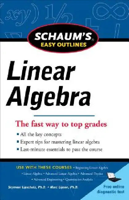 Schaum's Easy Outlines Linear Algebra by Seymour Lipschutz