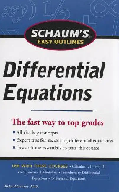 Schaum's Easy Outlines Differential Equations by Richard Bronson