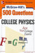 McGraw-Hill's 500 College Physics Questions: Ace Your College Exams by Alvin Halpern