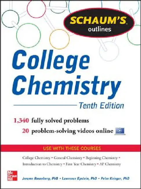 Schaum's Outline of College Chemistry: 1,340 Solved Problems + 23 Videos by Jerome Rosenberg