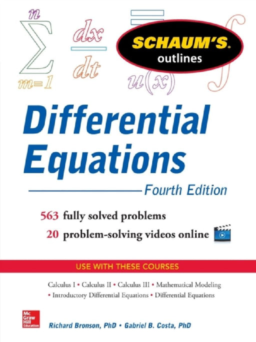 Schaums Outline Of Differential Equation  by Richard Bronson
