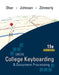 Gregg College Keyboarding & Document Processing (Gdp); Lessons 1-120, Main Text by Scot Ober, Jack E. Johnson, Arlene Zimmerly