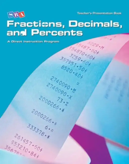 Corrective Mathematics Fractions, Decimals, and Percents, Teacher Materials by McGraw Hill