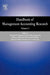 Handbook of Management Accounting Research by Anthony G. Hopwood