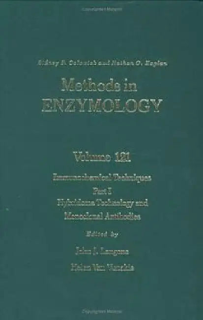 Immunochemical Techniques, Part I: Hybridoma Technology and Monoclonal Antibodies by Nathan P. Colowick