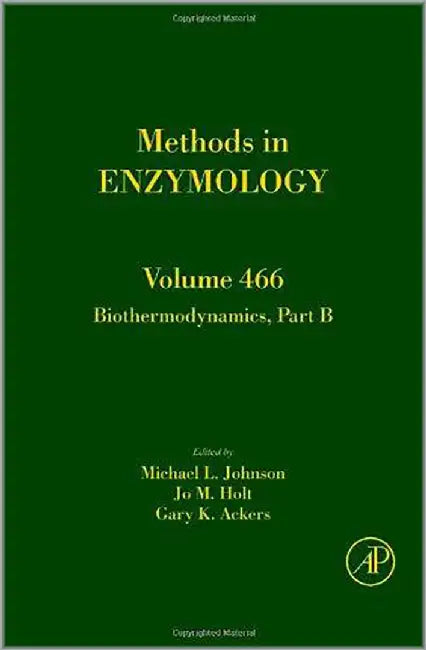 Biothermodynamics, Part B  (Vol. 466) by Michael Johnson
