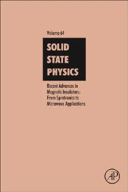 Recent Advances in Magnetic Insulators - From Spintronics to Microwave Applications by Mingzhong Wu