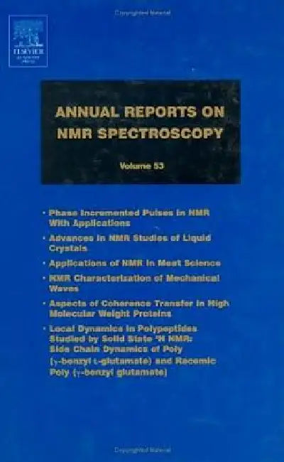 Annual Reports on NMR Spectroscopy by Graham A. Webb