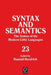 Syntax and Semantics, Volume 23 Tr Ppr by Randall Hendrick, Stephen R. Anderson