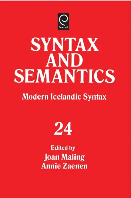 Modern Icelandic Syntax by Joan Maling, Annie Zaenen