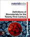 Definitions of Biomaterials for the Twenty-First Century by Zhang Xingdong