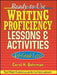 Ready-To-Use Writing Proficiency Lessons and Activities: 4th Grade Level by Carol H. Behrman