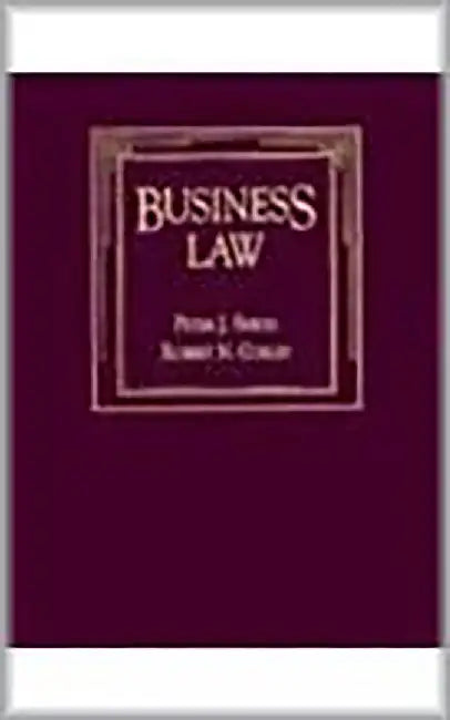 Business Law by Peter J. Shedd, Robert N. Corley