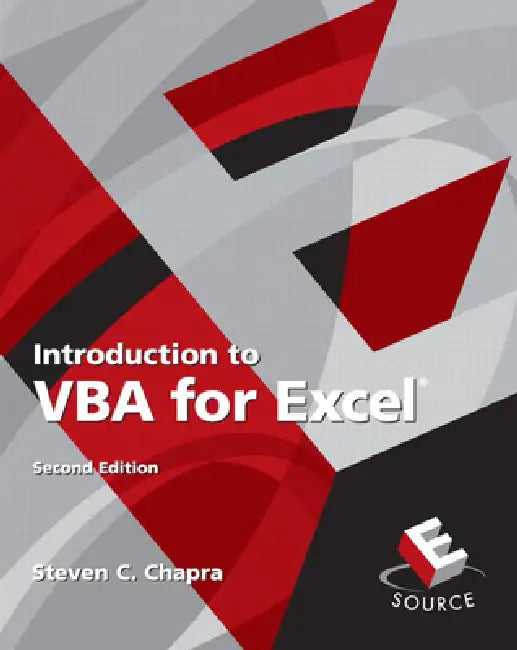 Introduction to VBA for Excel by Steven Chapra