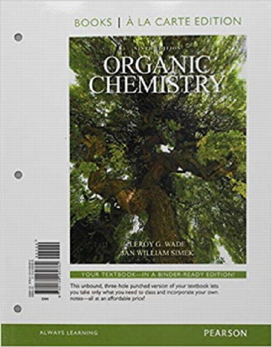 Organic Chemistry by Leroy Wade, Jan Simek
