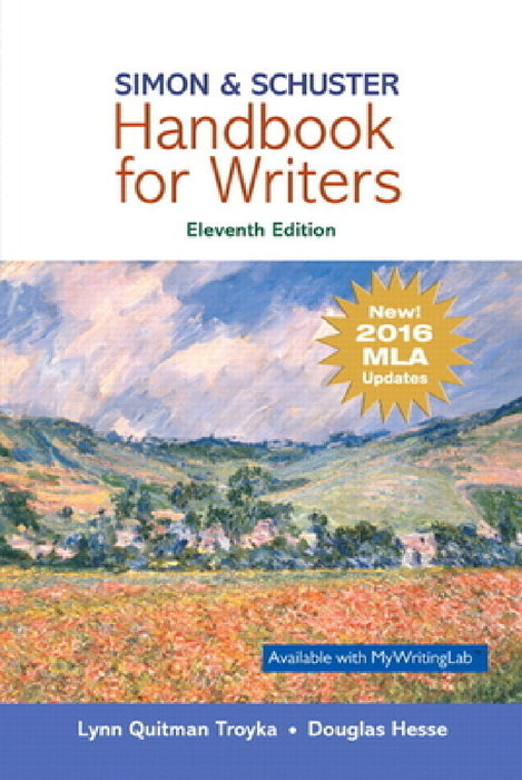 Simon & Schuster Handbook for Writers, MLA Update Edition by Lynn Troyka, Douglas Hesse