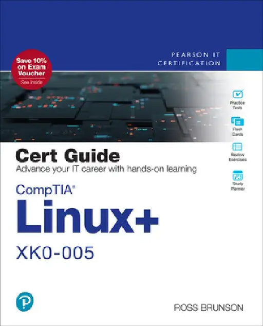 Comptia Linux+ Xk0-005 Cert Guide by Ross Brunson