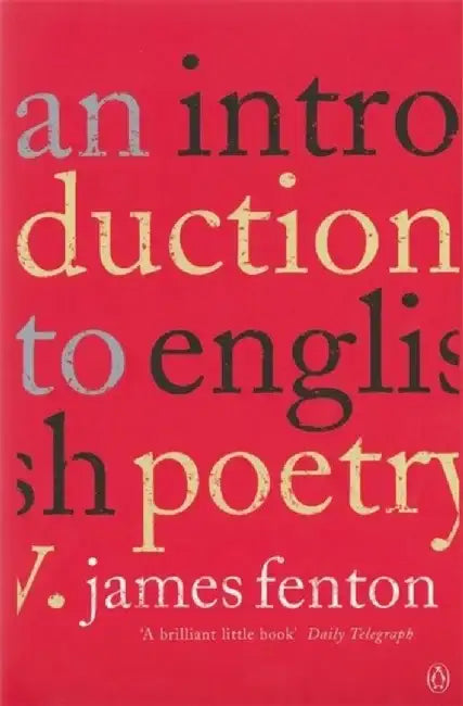 An Introduction to English Poetry by James Fenton