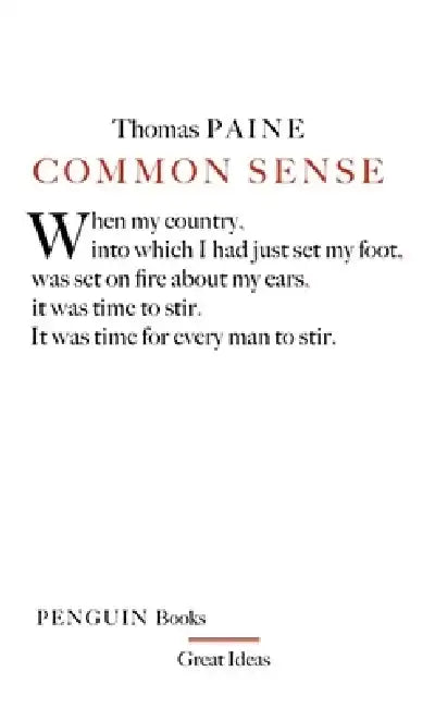 Common Sense by Thomas Paine