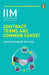 Contract Terms Are Common Sense- Iima Series by Akhileshwar Pathak
