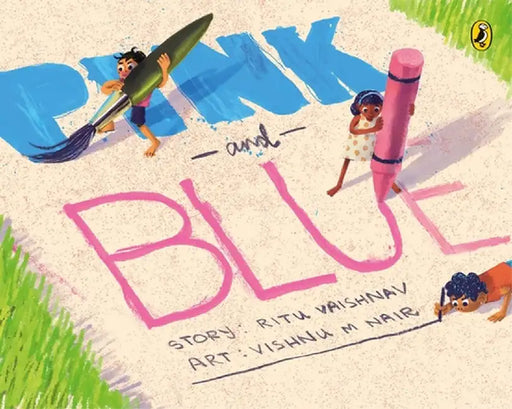 Pink and Blue by Ritu Vaishnav