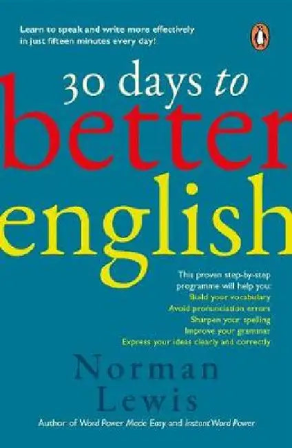 30 Days to Better English by Norman Lewis
