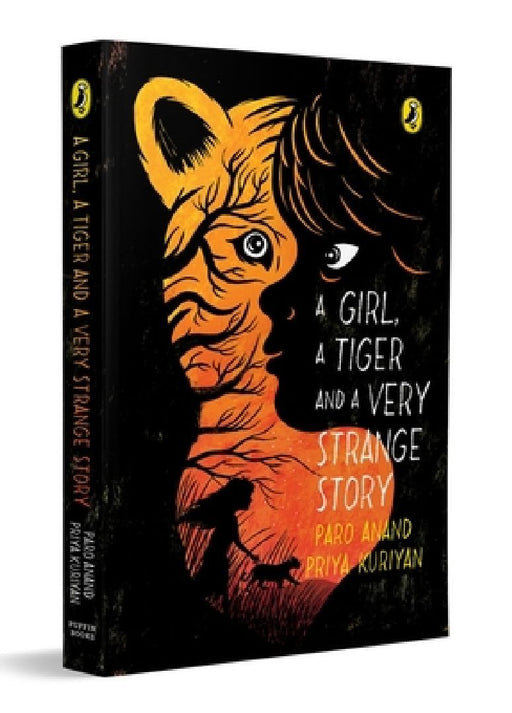 A Girl, a Tiger and a Very Strange Story: Themes of Friendship, Resilience, Courage, Social Activism, Animal-Human Conflict Beautiful B&w Illustration by Paro Anand