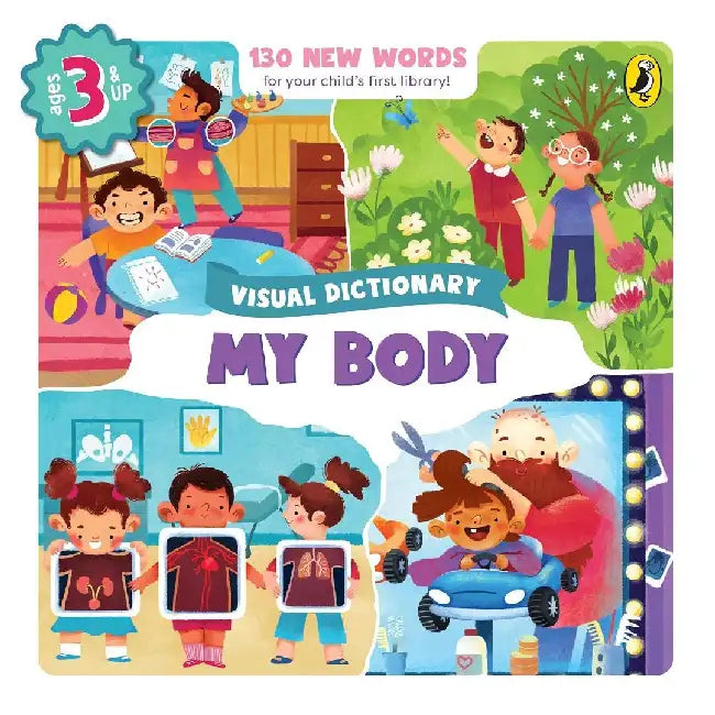 Visual Dictionary Body Activity Books  Ages 3 And Up  First Library  Early Learning Board Books by Prhi Editorial