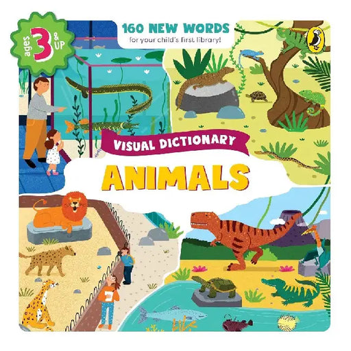 Visual Dictionary Animals Activity Books  Ages 3 And Up  First Library  Early Learning Board Books by Prhi Editorial