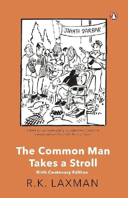 The Common Man Takes A Stroll by R.K. Laxman
