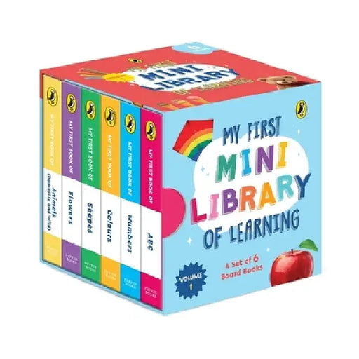 My First Mini Library of Learning: ABC, Numbers, Colours, Shapes, Flowers, Animals by Prhi Editorial