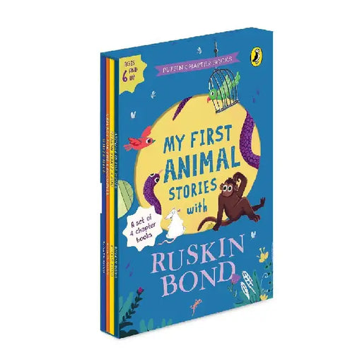 My First Animal Stories Ruskin Bond Boxset Set Of 4  Fun Adventurous Animalthemed Humorous Tales  Perfect For Bedtime Reading And Classroom Storytelling  Ages 7 by Ruskin Bond