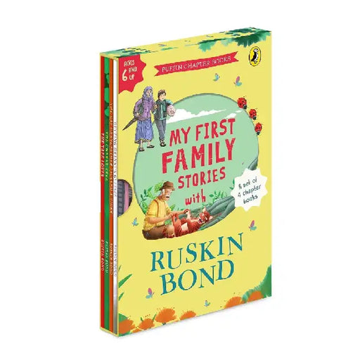 My First Family Stories Ruskin Bond Boxset Set Of 4  Illustrated Family Stories With Nature Relationships And Life Lessons  Perfect For Bedtime Reading And Gifting by Ruskin Bond