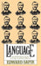 Language: Intro to Study of Speech by Edward Sapir
