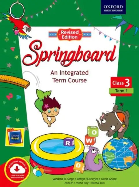 SPRINGBOARD (REVISED EDITION) CLASS 3 TERM 1_2018_UPDATED J&K MAP by V.SINGH A.MUKHERJEA NG AP VR RJ