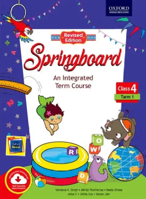 Springboard (Revised Edition) Class 4 Term 1_2018_Updated J&K Map by V.Singh,A.Mukherjea,Ng,Ap,Vr,Rj