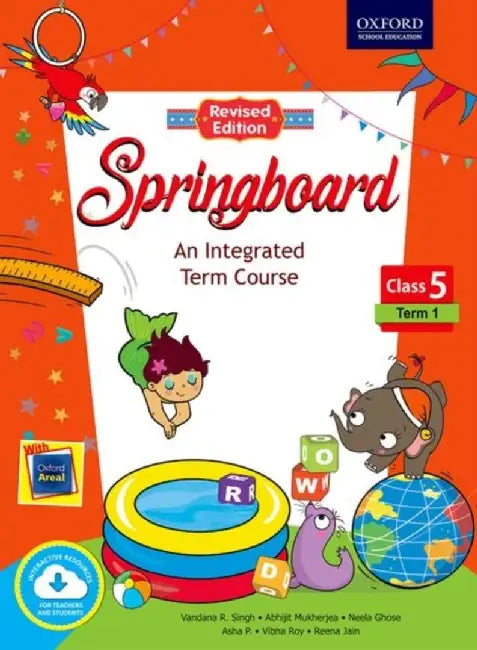 SPRINGBOARD (REVISED EDITION) CLASS 5 TERM 1_2018_UPDATED J&K MAP by V.SINGH A.MUKHERJEA NG AP VR RJ