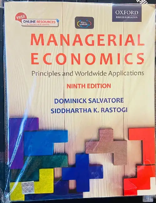 MANAGERIAL ECONOMICS  9E (KIIT) by DOMINICK SALVATORE & SIDDHARTHA RASTOGI