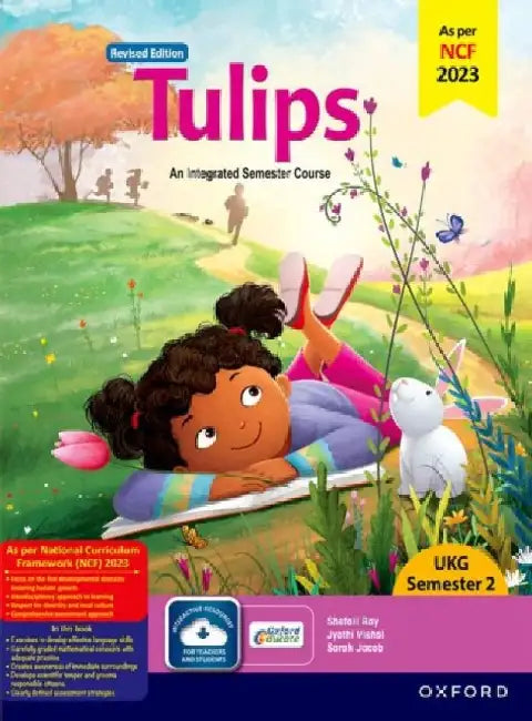 Tulips (Revised Edition) Class Ukg Semester 2_2024 by Shefali Ray, Sarah Jacob, Jyothi Vishal