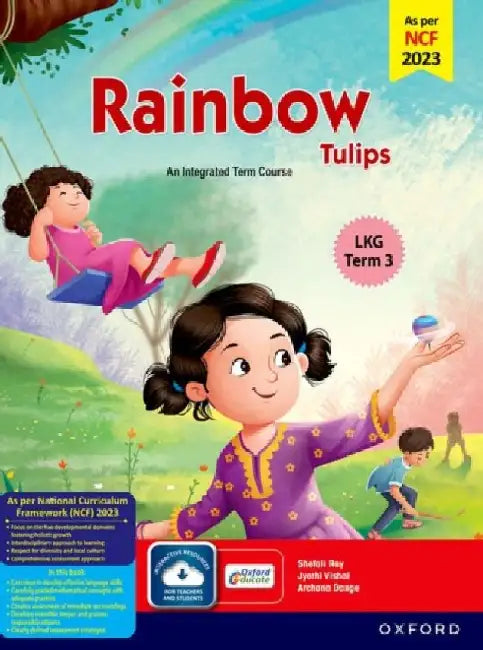 Rainbow Tulips (Term Edition) Class Lkg Term 3_2024 by Shefali Ray, Archana D, Jyothi Vishal