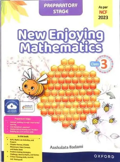 New Enjoying Mathematics 2024 Ed. Book 3 by Aashalata Badami