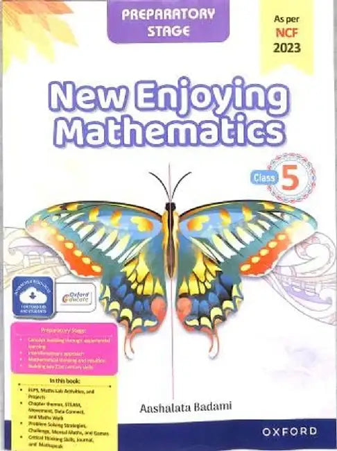 New Enjoying Mathematics 2024 Ed. Book 5 by Aashalata Badami
