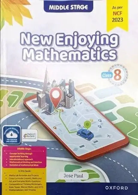 New Enjoying Mathematics 2024 Ed. Book 8 by Jose Paul