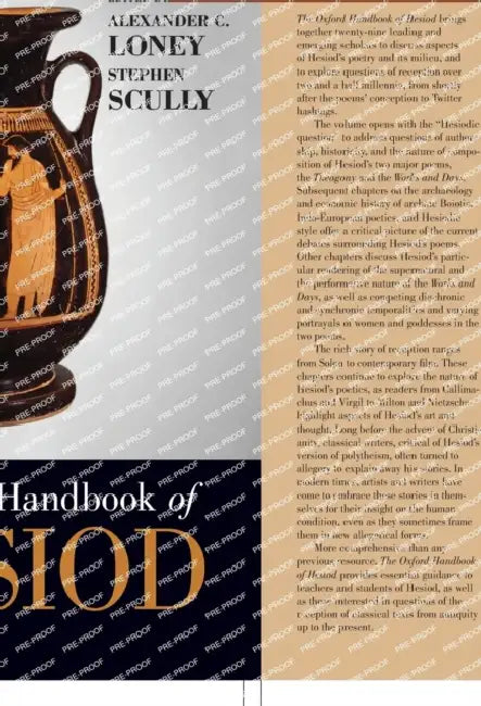 The Oxford Handbook of Hesiod by Alexander Loney, Stephen Scully