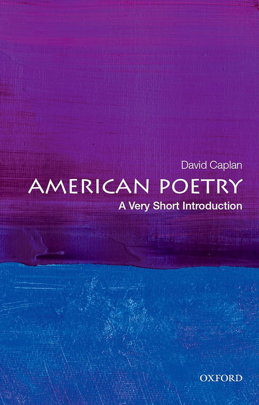 American Poetry (VSI): . by David Caplan