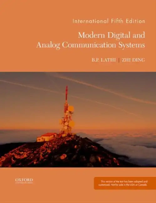 Modern Digital and Analog Communication by BP Lathi