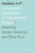 Variation in P: Comparative Approaches to Adpositional Phrases by Jacopo Garzonio