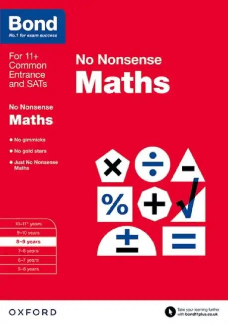 Bond: Maths: No Nonsense by Sarah Lindsay